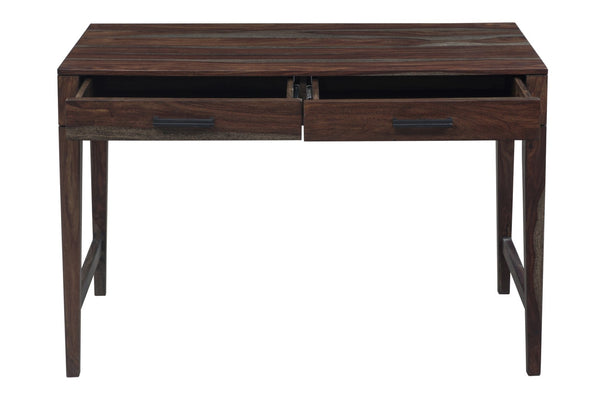 Porter Designs Fall River Solid Sheesham Wood Contemporary Desk Natural 10-117-05-4881O