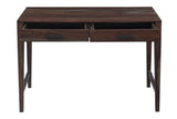 Porter Designs Fall River Solid Sheesham Wood Contemporary Desk Natural 10-117-05-4881O