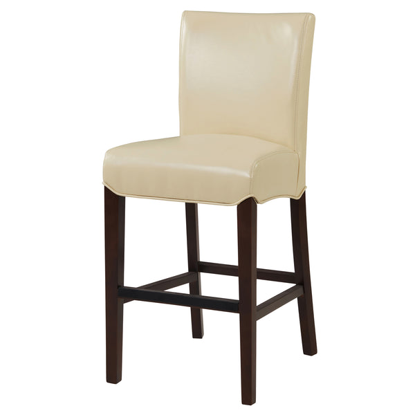 Milton Counter Stool - Elegant Bonded Leather Design with Sturdy Birch Frame and Contemporary Style