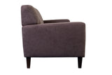 Porter Designs Evan Soft Textured Microfiber Contemporary Sofa Brown 01-195-01-8130