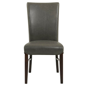 Milton Bonded Leather Dining Chairs - Set of 2, Stylish Accent Chairs for Modern Home Decor