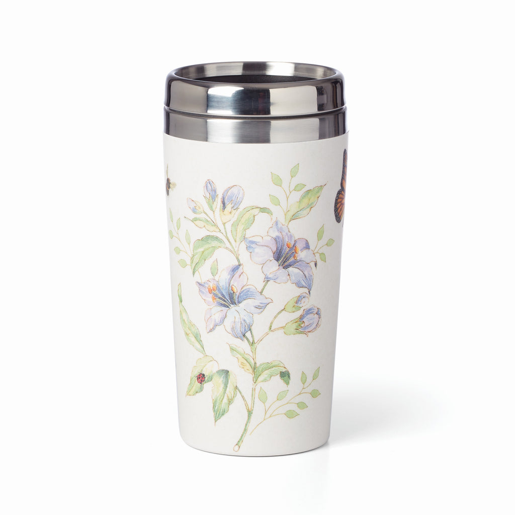 Butterfly Meadow Bamboo Travel Mug - Set of 4