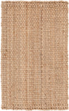 Jute Woven JS-2 Cottage Jute Rug JS2-264 Wheat 100% Jute 2'6" x 4'