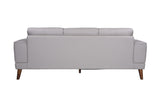 Porter Designs Anzio Top Quality Leather Transitional Sofa Cream 02-204C-01-7120