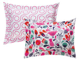 Tulip Garden Pink Twin 7pc Comforter Set