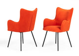 VIG Furniture Modrest Judith - Modern Red Dining Chair VGEU-MC-9281CH-A