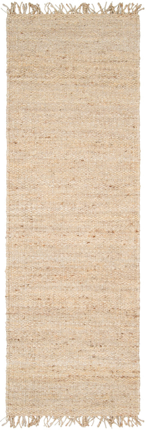 Jute JUTE BLEACH Cottage Jute Rug JUITE-312 Cream 100% Jute 3' x 12'