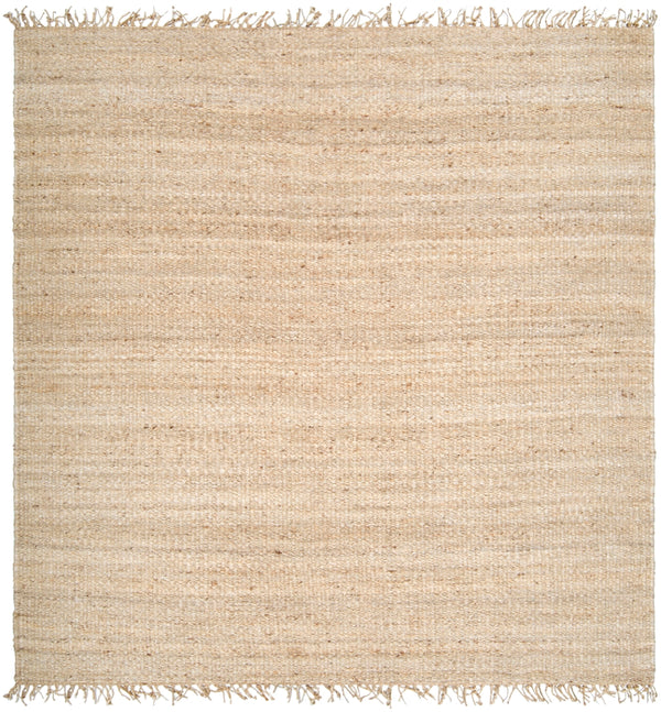 Jute JUTE BLEACH Cottage Jute Rug JUITE-8SQ Cream 100% Jute 8' Square