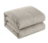 Trinity Taupe Queen 5pc Comforter Set