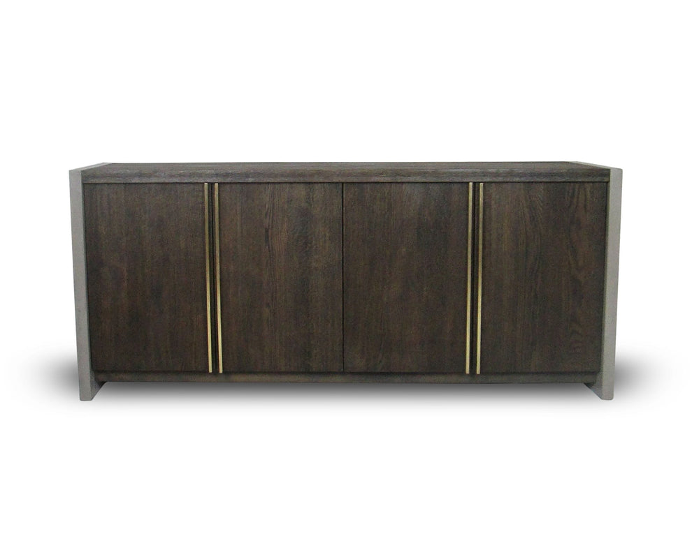 VIG Furniture Modrest June - Modern Dark Grey & Walnut Buffet VGGR639083-WAL-BUF