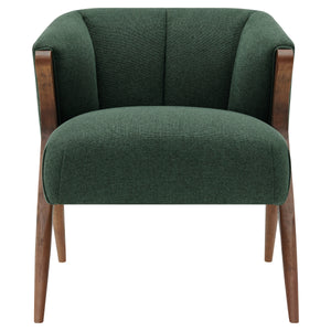 Florence Fabric Accent Chair Havana Green