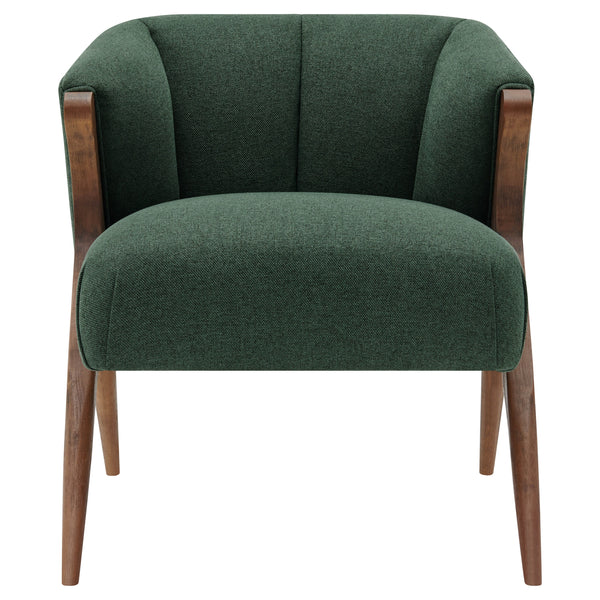 Florence Fabric Accent Chair Havana Green