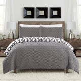 Ora Grey Twin 2pc Comforter Set