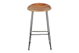 Porter Designs Neri Solid Acacia Wood 30" Modern Bar Stool Brown 07-192-10-18178A-1