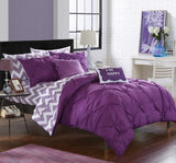 Louisville Purple Full 9pc Comforter Set