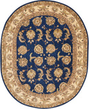 Nourison Nourison 2000 2022 Persian Handmade Tufted Indoor Area Rug Navy 7'6" x 9'6" Oval 99446709547