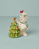 Lenox Happy Holly Days Snowman Lit Figurine 894906