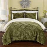 Josepha Green King 3pc Comforter Set