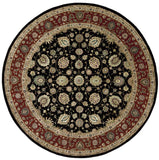 Nourison Nourison 2000 2017 Persian Handmade Tufted Indoor Area Rug Black 8' x ROUND 99446608666