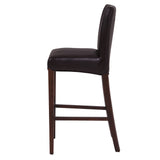 Milton Bonded Leather Bar Stool