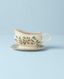 Lenox Holiday Gravy Boat & Stand 843318