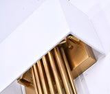 Bethel Gold Wall Sconce in Metal & Fabric