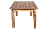 Porter Designs Taos Solid Sheesham Wood 72" Rectangular Natural Dining Table Natural 07-196-01-9015