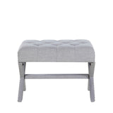 Paige Grey Ottoman