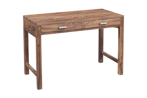 Porter Designs Urban Solid Sheesham Wood Contemporary Desk Natural 10-117-05-8058N