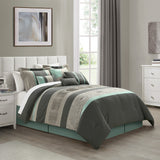 Euphoria Aqua King 8pc Non Kit Comforter