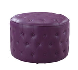 Marley Purple Ottoman