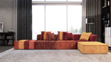 VIG Furniture Divani Casa Dubai - Modern Multicolored Fabric Modular Sectional Sofa VGKN-K8450-BB