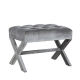 Keila Grey Ottoman