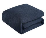 Davina Navy King 5pc Comforter Set