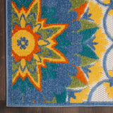 Nourison Aloha ALH22 Outdoor Machine Made Power-loomed Indoor/outdoor Area Rug Multicolor 9'6" x 13' 99446828415