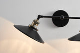 Bethel Black Wall Sconce in Metal