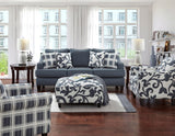 Fusion 2330-KP Transitional Sofa 2330-KP Truth or Dare Navy