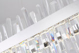 Bethel Chrome LED Chandelier in Stainless Steel & Crystal