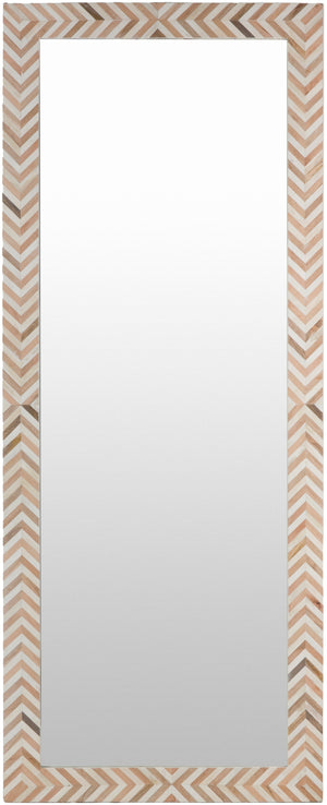 Kathryn KAH-002 Global Bone, Wood Mirror KAH002-2768  Bone, Wood, Wood 68"H x 27"W