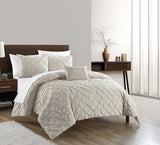 Bradley Beige King 8pc Comforter Set