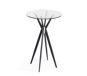 VIG Furniture Modrest Kaitlyn - Modern Black Bar Table  VGHR7039-BLK