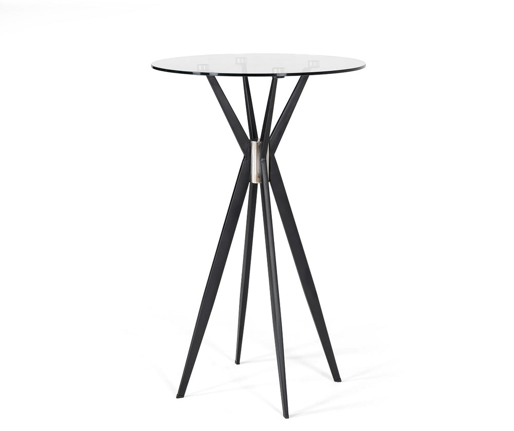 VIG Furniture Modrest Kaitlyn - Modern Black Bar Table  VGHR7039-BLK