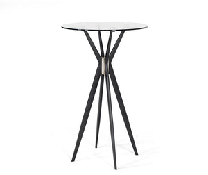 VIG Furniture Modrest Kaitlyn - Modern Black Bar Table  VGHR7039-BLK