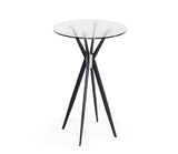 VIG Furniture Modrest Kaitlyn - Modern Black Bar Table  VGHR7039-BLK