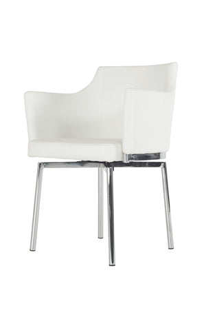 VIG Furniture Modrest Kaweah Modern White Dining Chair VGHR3149-WHT