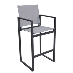 VIG Furniture Renava Kayak - Modern Charcoal Outdoor Bar Stool VGGERH-AGEAN-BS-GRY-2