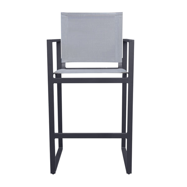 VIG Furniture Renava Kayak - Modern Charcoal Outdoor Bar Stool VGGERH-AGEAN-BS-GRY-2