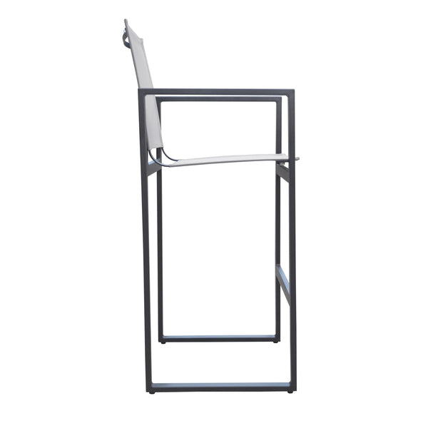 VIG Furniture Renava Kayak - Modern Charcoal Outdoor Bar Stool VGGERH-AGEAN-BS-GRY-2