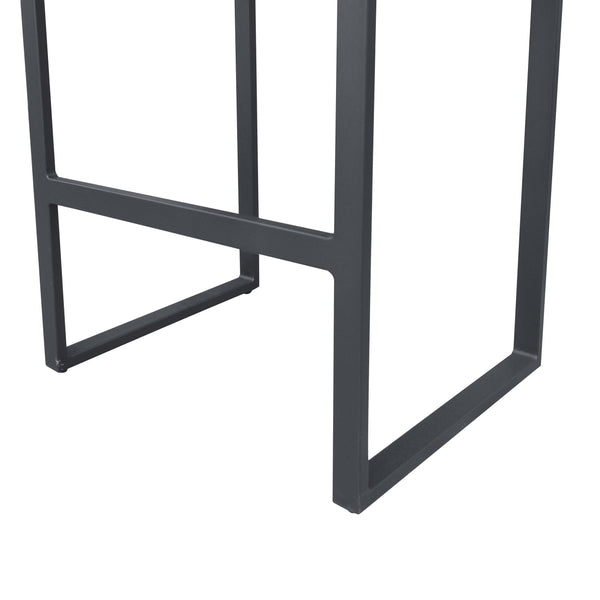 VIG Furniture Renava Kayak - Modern Charcoal Outdoor Bar Stool VGGERH-AGEAN-BS-GRY-2