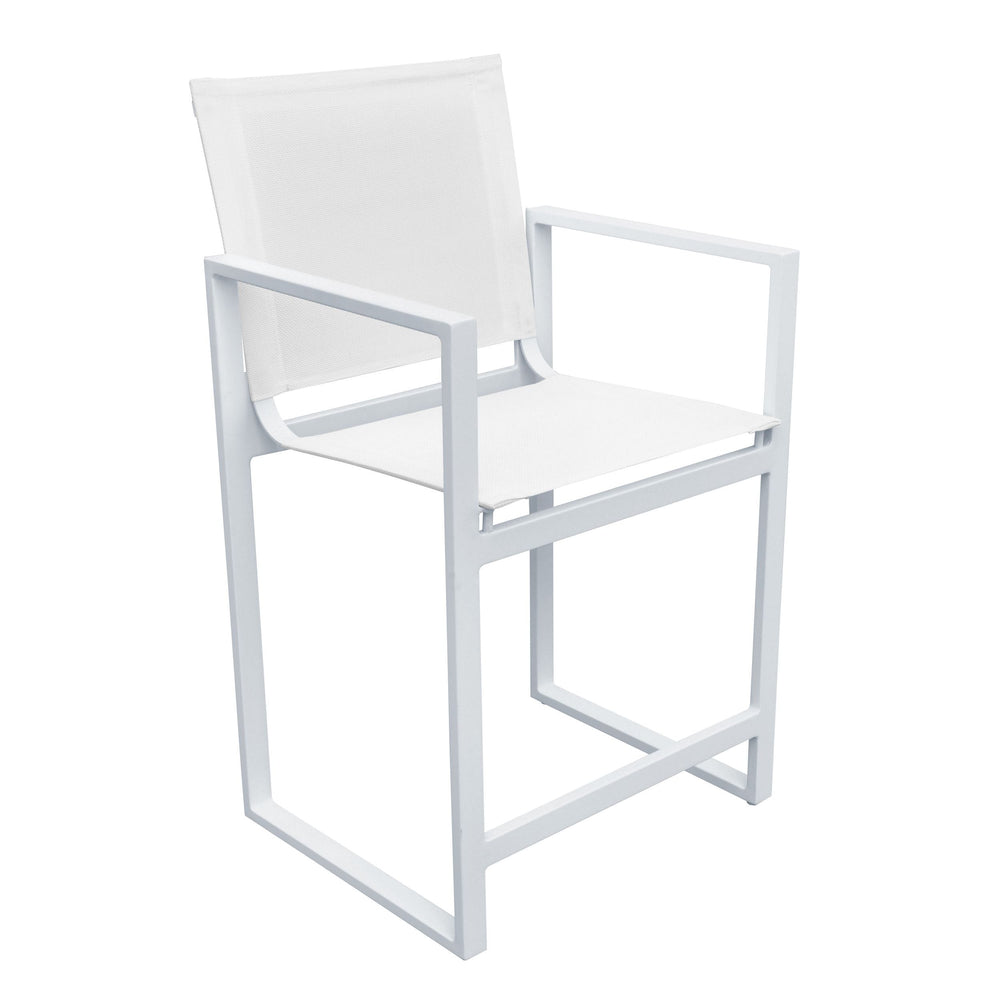 VIG Furniture Renava Kayak - Modern White Outdoor Counter Stool VGGERH-AGEAN-BS-CTR-WHT-2